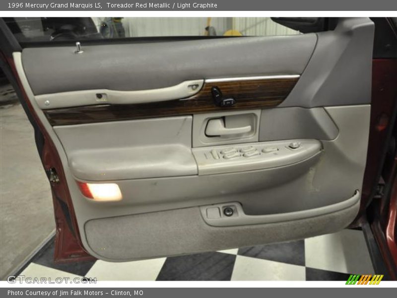 Toreador Red Metallic / Light Graphite 1996 Mercury Grand Marquis LS