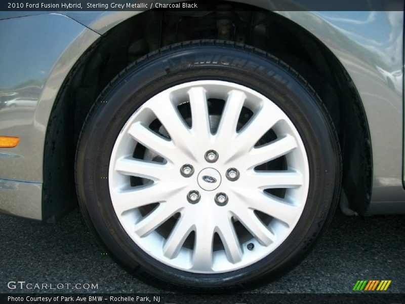 Sterling Grey Metallic / Charcoal Black 2010 Ford Fusion Hybrid