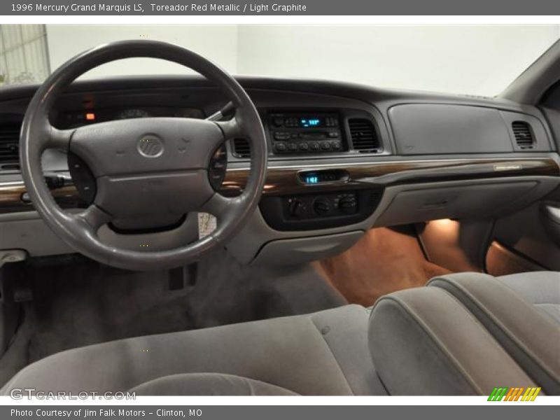 Toreador Red Metallic / Light Graphite 1996 Mercury Grand Marquis LS
