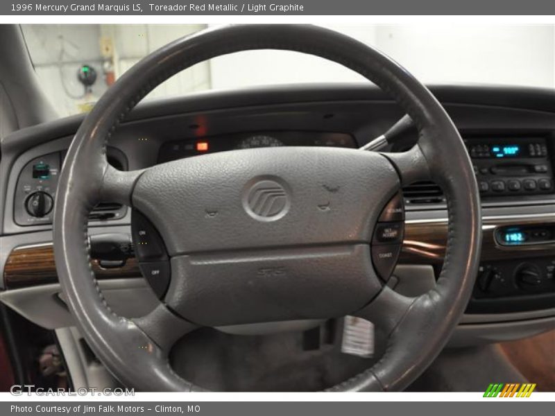 Toreador Red Metallic / Light Graphite 1996 Mercury Grand Marquis LS