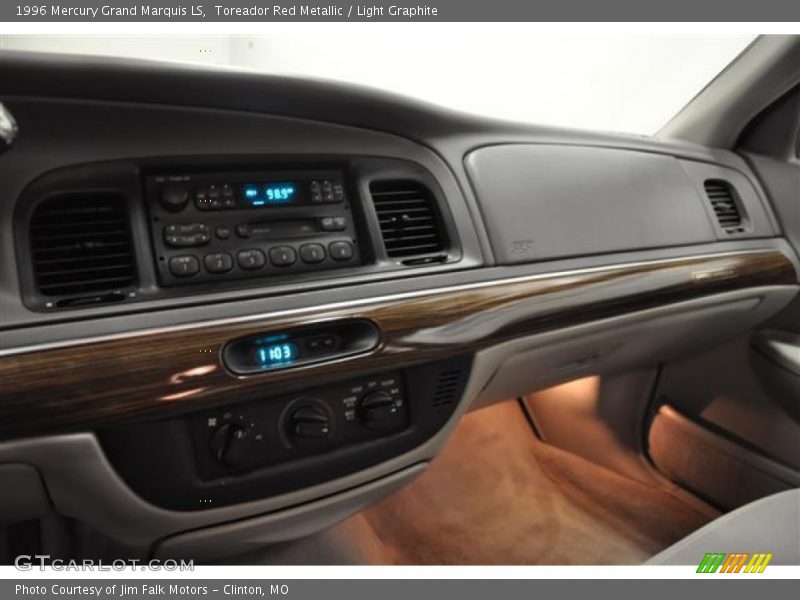 Toreador Red Metallic / Light Graphite 1996 Mercury Grand Marquis LS