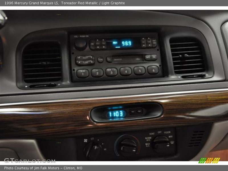 Toreador Red Metallic / Light Graphite 1996 Mercury Grand Marquis LS