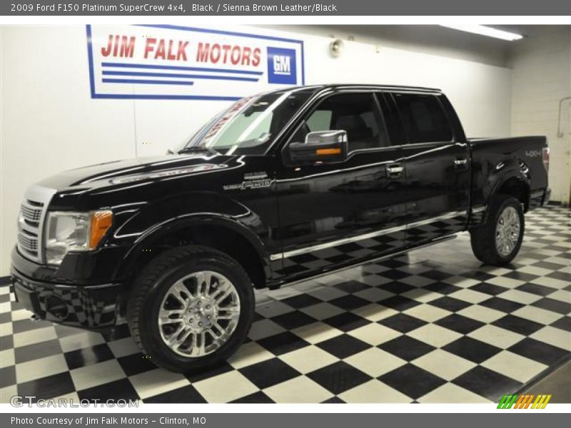 Black / Sienna Brown Leather/Black 2009 Ford F150 Platinum SuperCrew 4x4