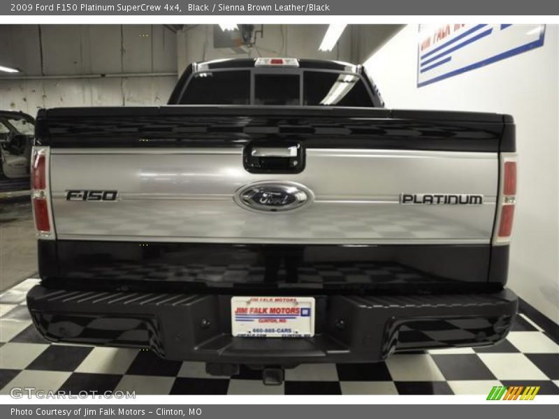 Black / Sienna Brown Leather/Black 2009 Ford F150 Platinum SuperCrew 4x4