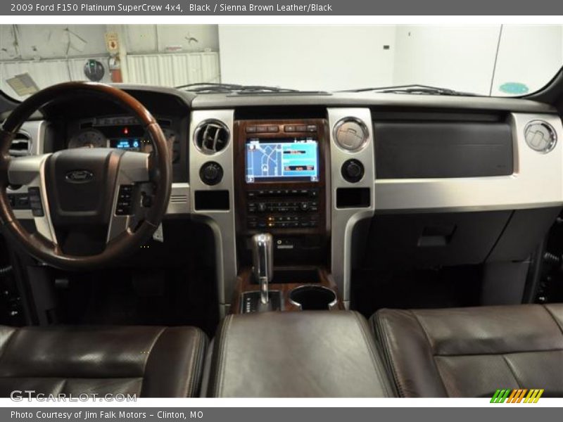 Black / Sienna Brown Leather/Black 2009 Ford F150 Platinum SuperCrew 4x4