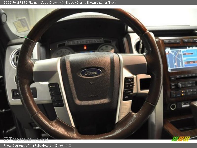 Black / Sienna Brown Leather/Black 2009 Ford F150 Platinum SuperCrew 4x4