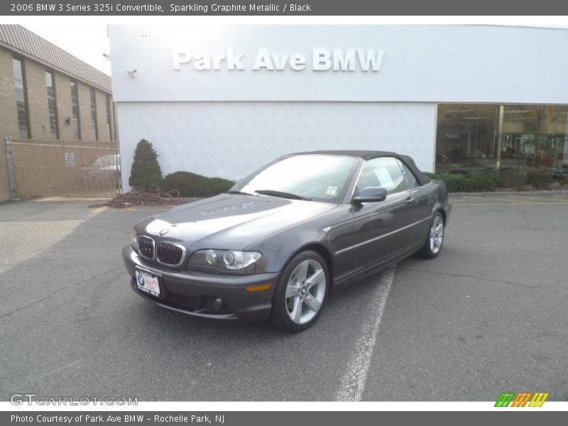 Sparkling Graphite Metallic / Black 2006 BMW 3 Series 325i Convertible