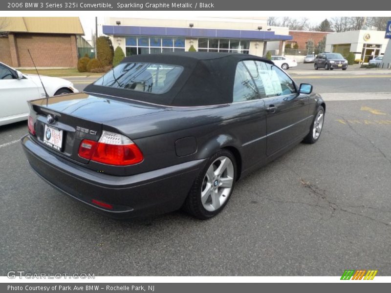 Sparkling Graphite Metallic / Black 2006 BMW 3 Series 325i Convertible