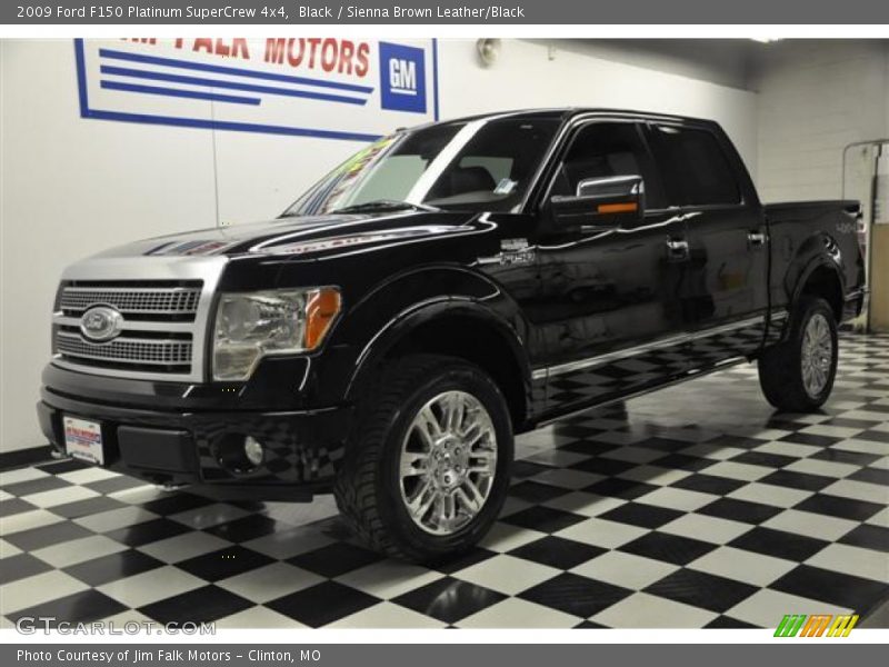 Black / Sienna Brown Leather/Black 2009 Ford F150 Platinum SuperCrew 4x4