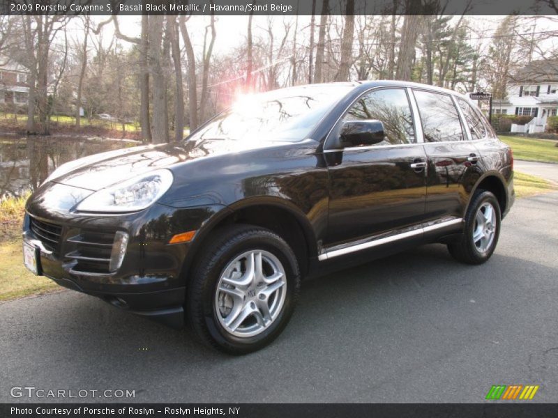 Basalt Black Metallic / Havanna/Sand Beige 2009 Porsche Cayenne S
