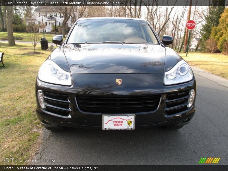 Basalt Black Metallic / Havanna/Sand Beige 2009 Porsche Cayenne S