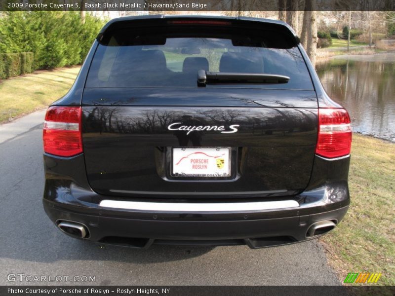 Basalt Black Metallic / Havanna/Sand Beige 2009 Porsche Cayenne S