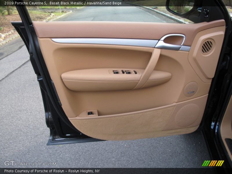 Basalt Black Metallic / Havanna/Sand Beige 2009 Porsche Cayenne S