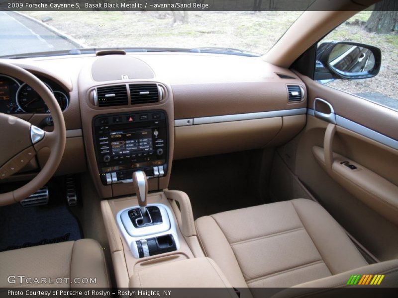Basalt Black Metallic / Havanna/Sand Beige 2009 Porsche Cayenne S