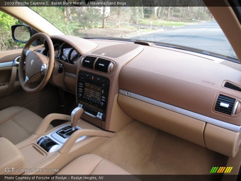 Basalt Black Metallic / Havanna/Sand Beige 2009 Porsche Cayenne S