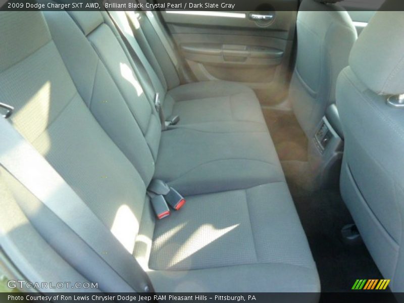 Brilliant Black Crystal Pearl / Dark Slate Gray 2009 Dodge Charger SXT AWD