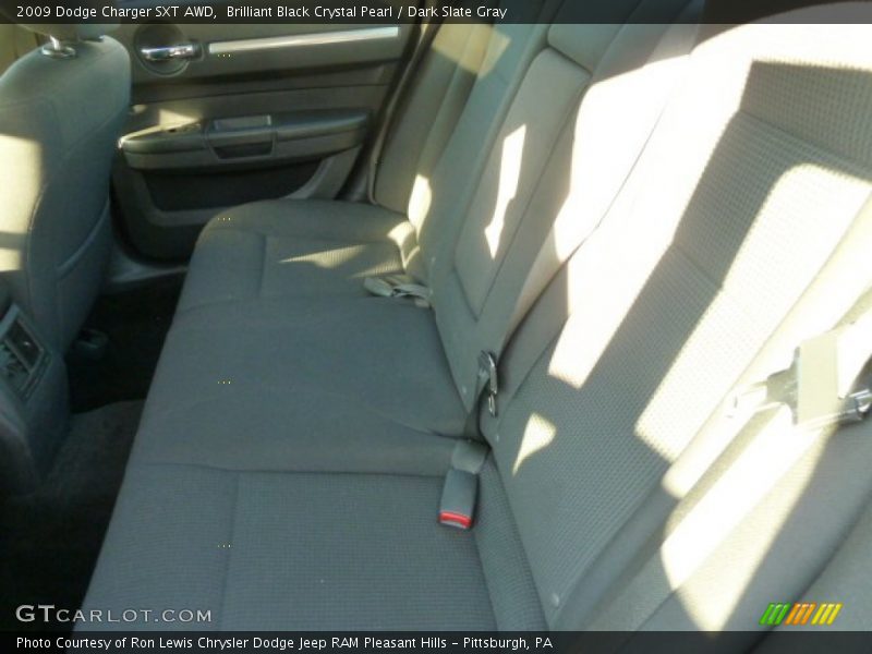 Brilliant Black Crystal Pearl / Dark Slate Gray 2009 Dodge Charger SXT AWD
