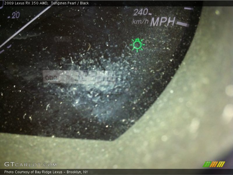 Tungsten Pearl / Black 2009 Lexus RX 350 AWD