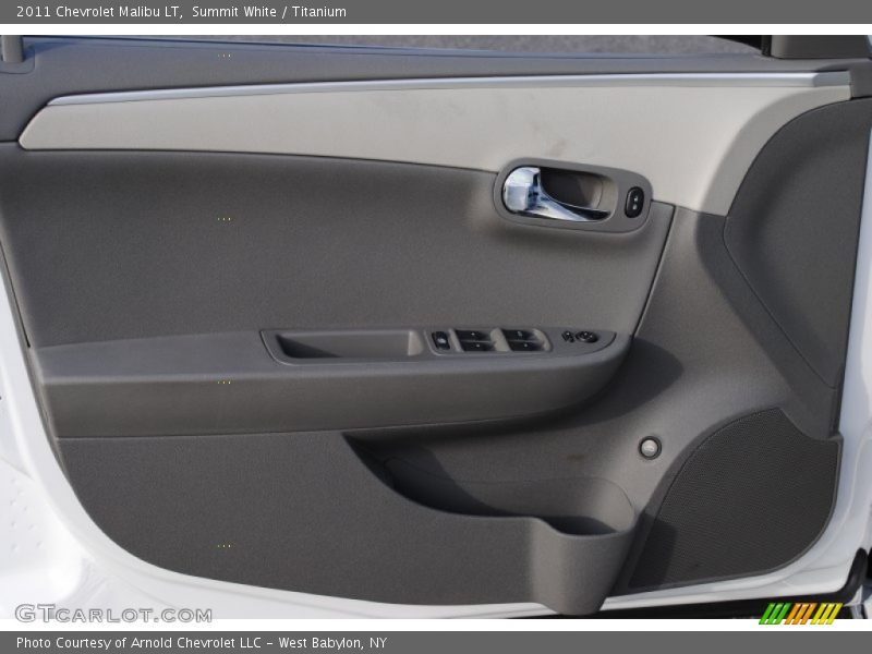 Summit White / Titanium 2011 Chevrolet Malibu LT
