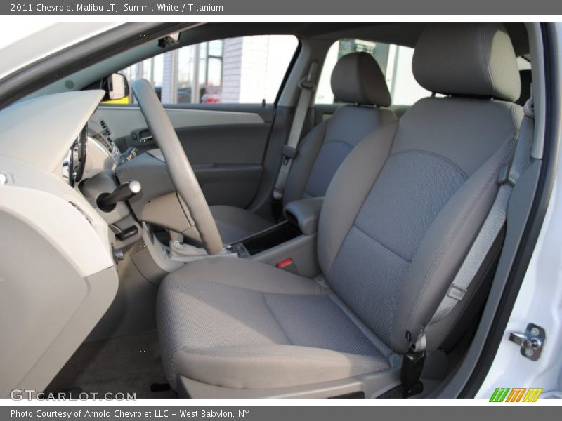 Summit White / Titanium 2011 Chevrolet Malibu LT
