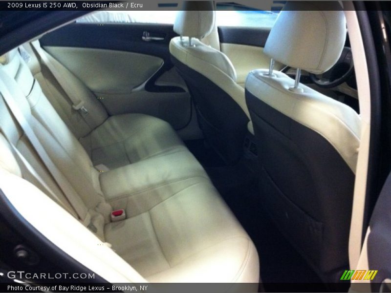 Obsidian Black / Ecru 2009 Lexus IS 250 AWD