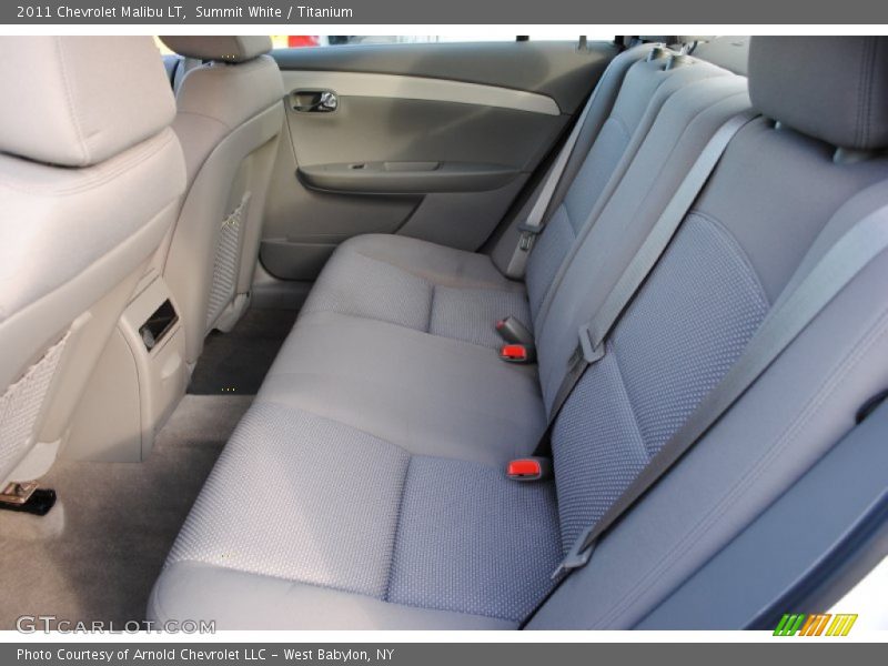Summit White / Titanium 2011 Chevrolet Malibu LT