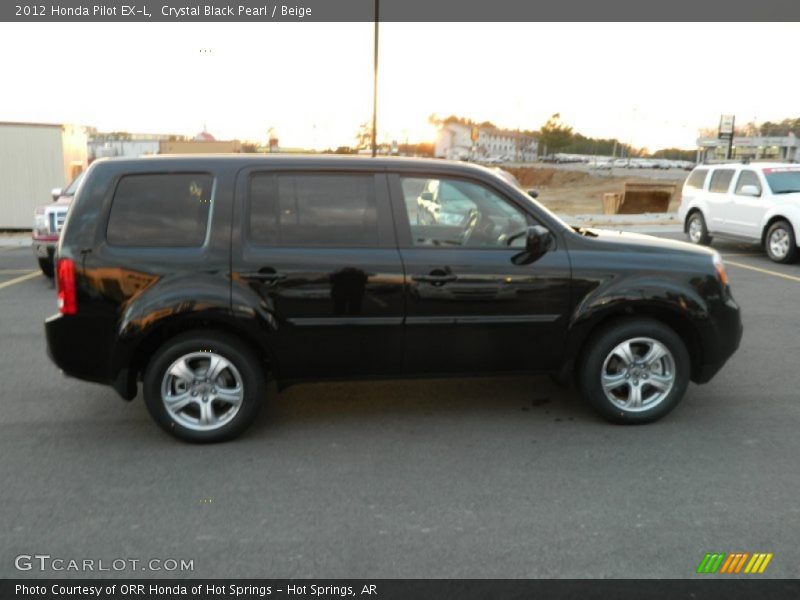 Crystal Black Pearl / Beige 2012 Honda Pilot EX-L