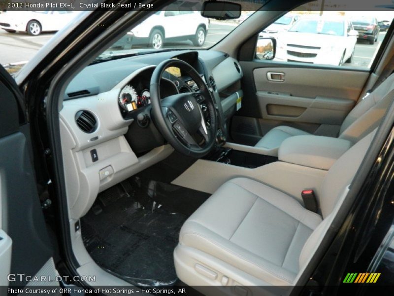  2012 Pilot EX-L Beige Interior