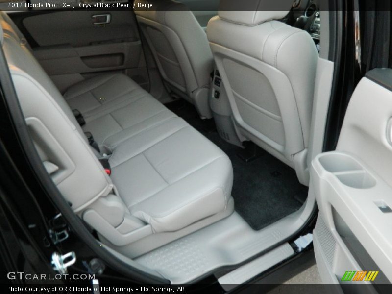 Crystal Black Pearl / Beige 2012 Honda Pilot EX-L