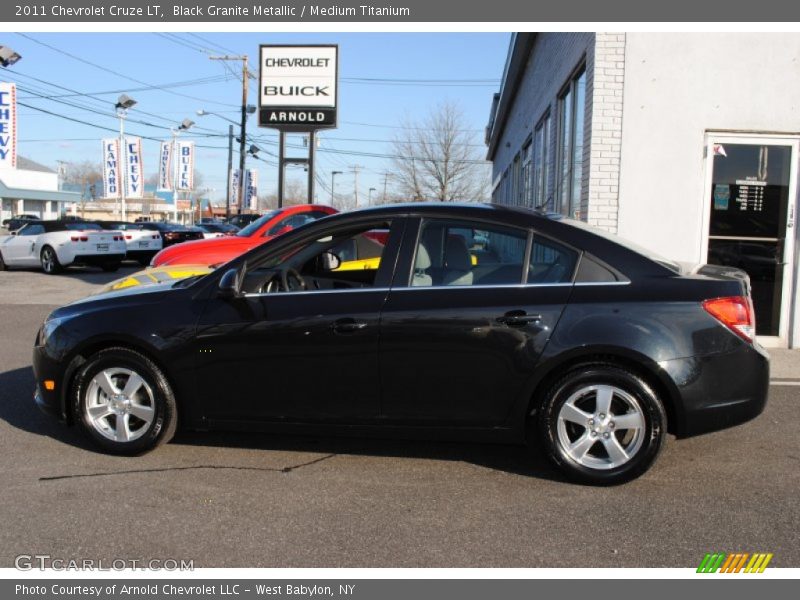 Black Granite Metallic / Medium Titanium 2011 Chevrolet Cruze LT