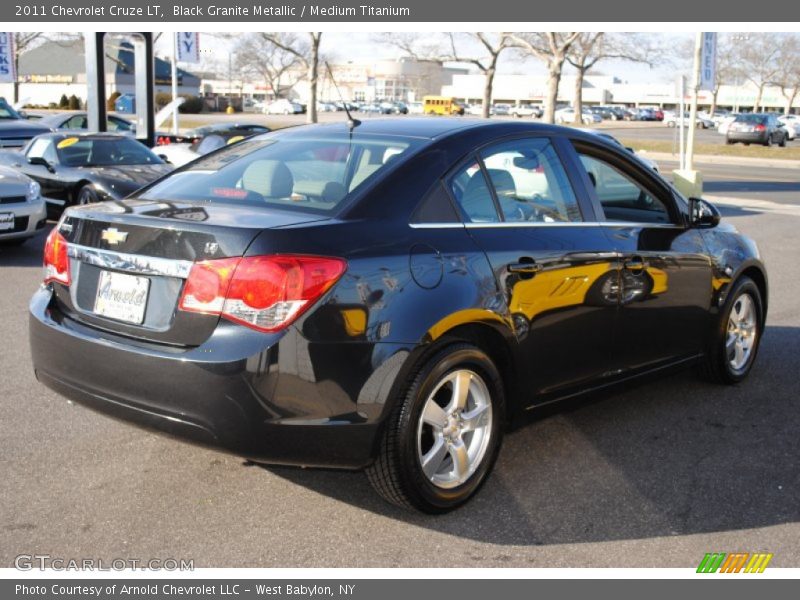 Black Granite Metallic / Medium Titanium 2011 Chevrolet Cruze LT
