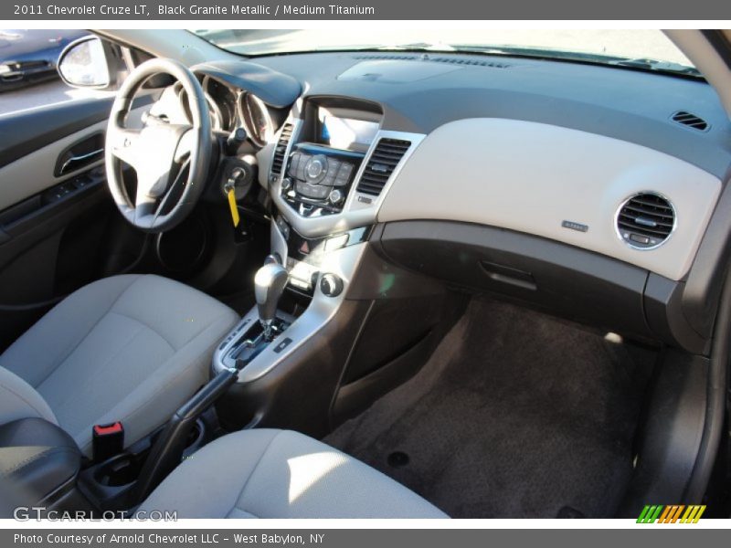 Black Granite Metallic / Medium Titanium 2011 Chevrolet Cruze LT