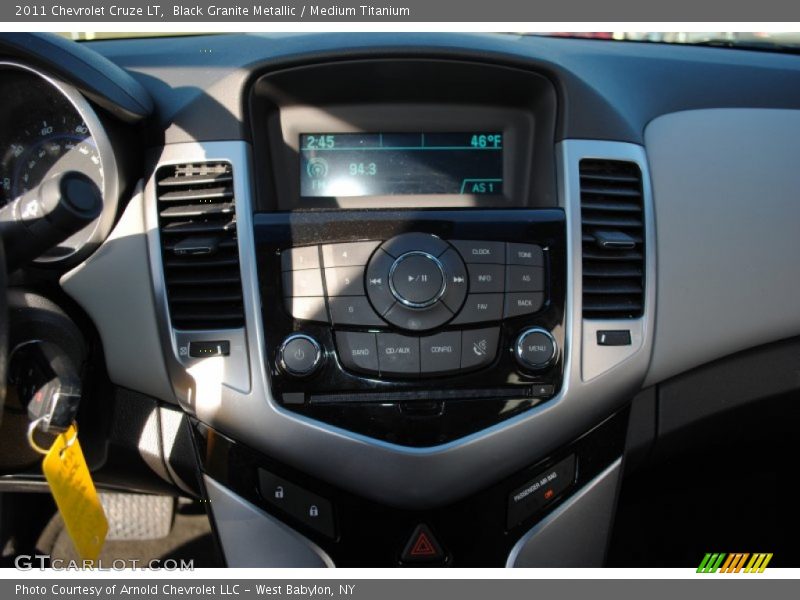 Black Granite Metallic / Medium Titanium 2011 Chevrolet Cruze LT