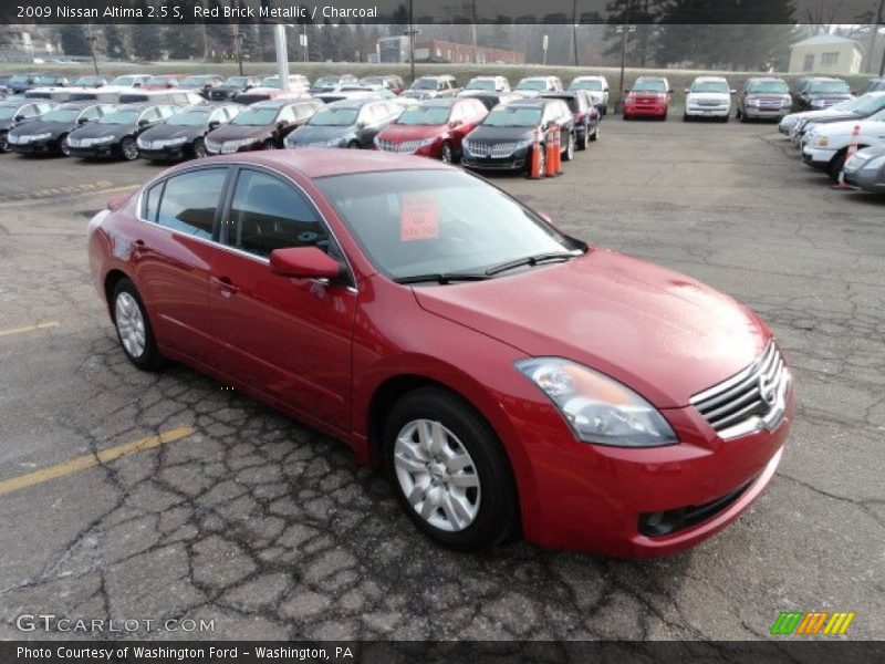 Red Brick Metallic / Charcoal 2009 Nissan Altima 2.5 S