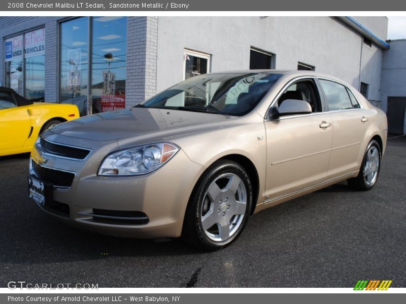 Sandstone Metallic / Ebony 2008 Chevrolet Malibu LT Sedan
