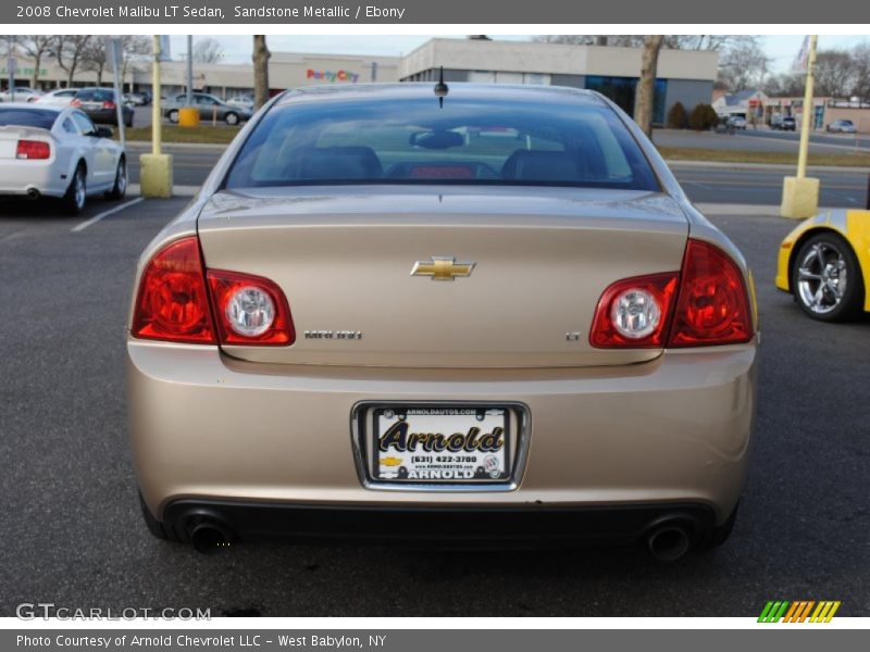 Sandstone Metallic / Ebony 2008 Chevrolet Malibu LT Sedan