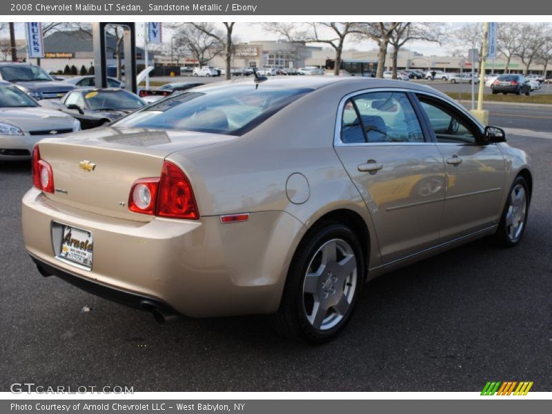 Sandstone Metallic / Ebony 2008 Chevrolet Malibu LT Sedan