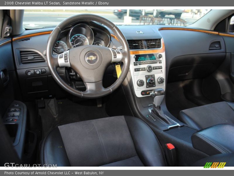 Sandstone Metallic / Ebony 2008 Chevrolet Malibu LT Sedan