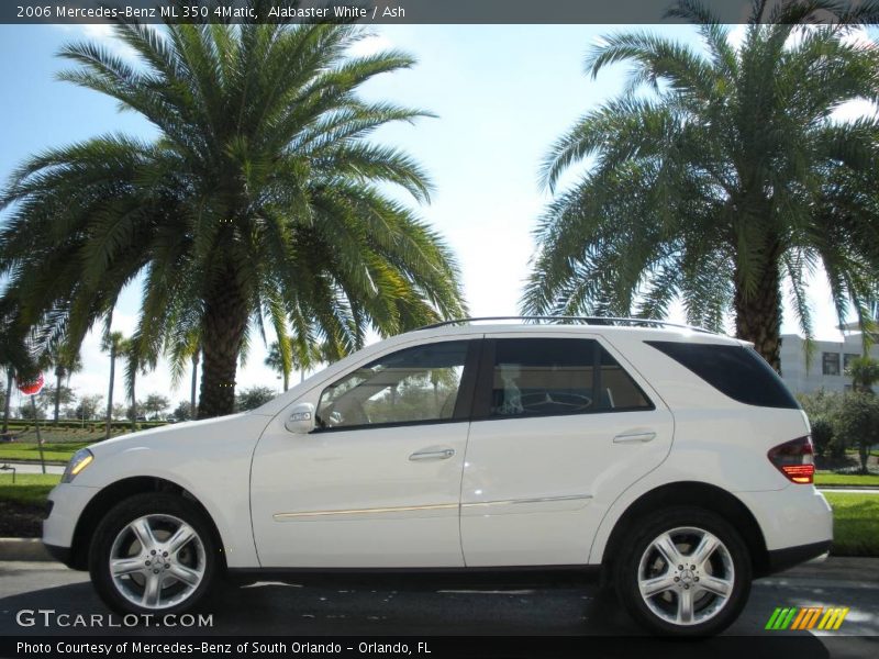 Alabaster White / Ash 2006 Mercedes-Benz ML 350 4Matic