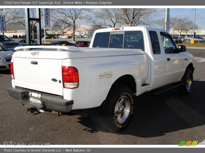 Oxford White / Medium Graphite 2000 Ford Ranger XLT SuperCab 4x4