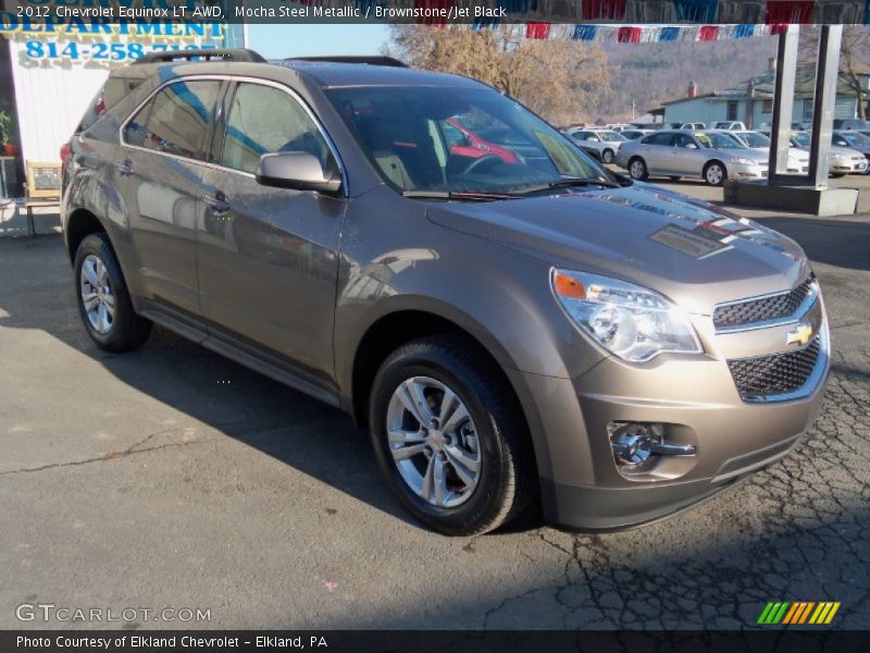 Mocha Steel Metallic / Brownstone/Jet Black 2012 Chevrolet Equinox LT AWD