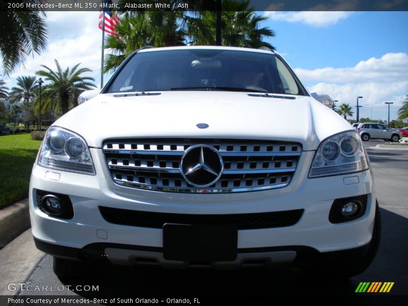 Alabaster White / Ash 2006 Mercedes-Benz ML 350 4Matic