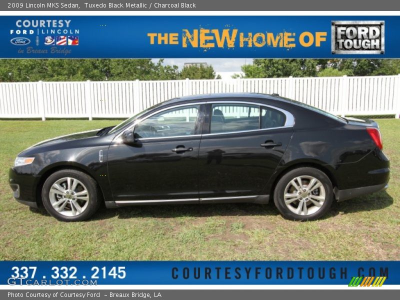 Tuxedo Black Metallic / Charcoal Black 2009 Lincoln MKS Sedan