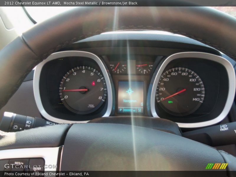 Mocha Steel Metallic / Brownstone/Jet Black 2012 Chevrolet Equinox LT AWD
