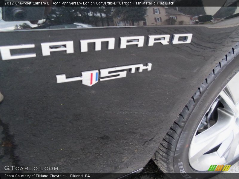 Carbon Flash Metallic / Jet Black 2012 Chevrolet Camaro LT 45th Anniversary Edition Convertible