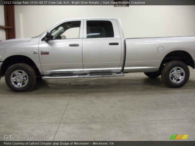 Bright Silver Metallic / Dark Slate/Medium Graystone 2012 Dodge Ram 3500 HD ST Crew Cab 4x4