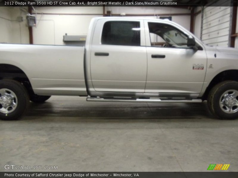 Bright Silver Metallic / Dark Slate/Medium Graystone 2012 Dodge Ram 3500 HD ST Crew Cab 4x4