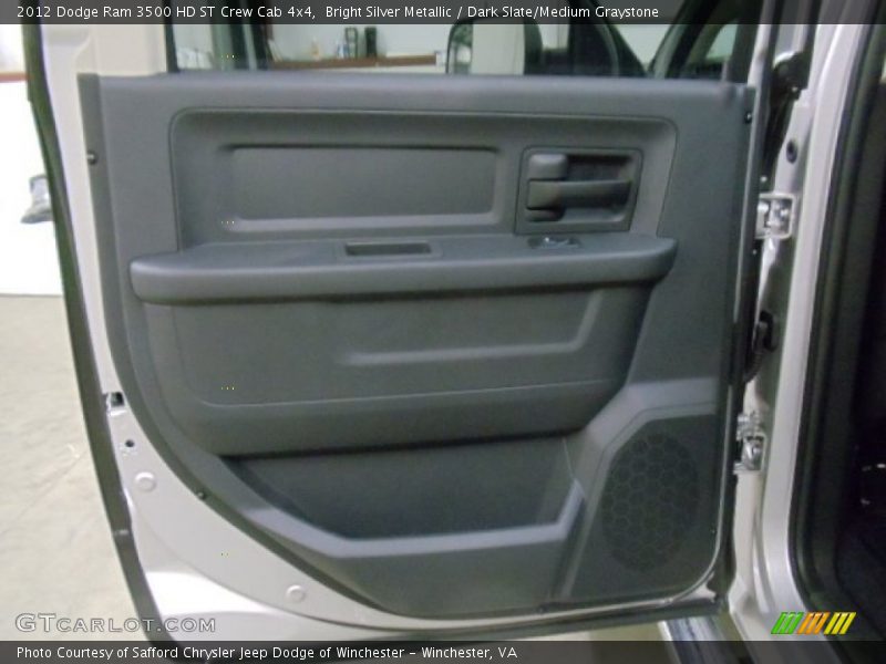Bright Silver Metallic / Dark Slate/Medium Graystone 2012 Dodge Ram 3500 HD ST Crew Cab 4x4