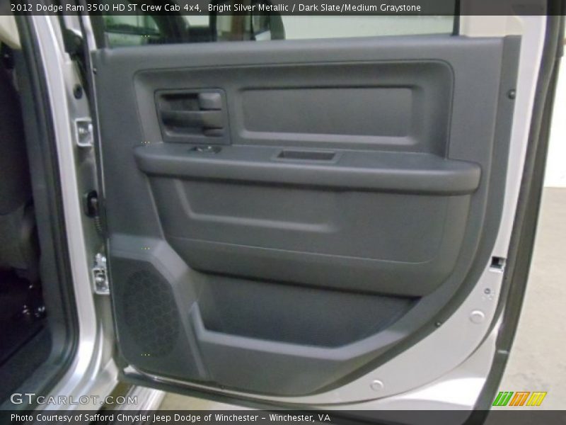 Bright Silver Metallic / Dark Slate/Medium Graystone 2012 Dodge Ram 3500 HD ST Crew Cab 4x4