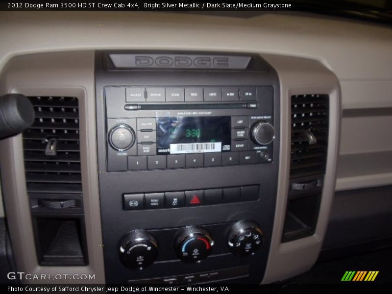 Bright Silver Metallic / Dark Slate/Medium Graystone 2012 Dodge Ram 3500 HD ST Crew Cab 4x4